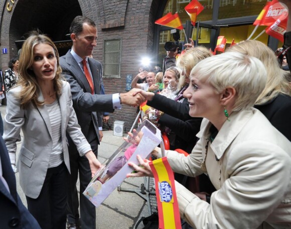 Letizia d'Espagne et Felipe à Hambourg, le 30 juin 2011