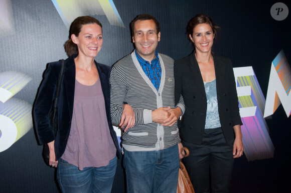 Zinedine Soualem et Olivia Bonamy lors de l'avant-première de Polisse dans le cadre du Festival Paris Cinéma le 30 juin 2011