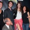 Bertrand Delanoë et Maïwenn lors de l'avant-première de Polisse dans le cadre du Festival Paris Cinéma le 30 juin 2011