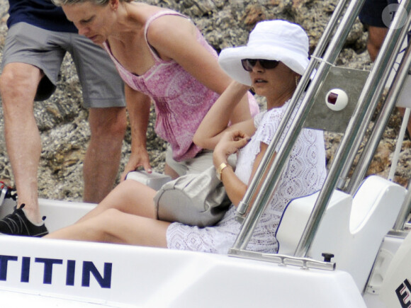 Catherine Zeta-Jones en vacances à Majorque le 3 juillet 2011