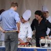 Le prince William et la duchesse Catherine de Cambridge, dans le cadre de leur Royal Tour, ont passé le lundi 4 juillet 2011 dans la région de l'île du prince Edward : atelier préparation du homard !