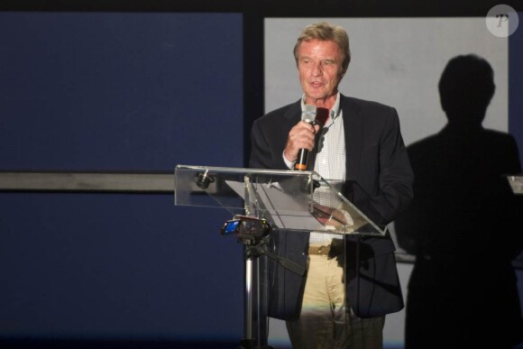 Bernard Kouchner au grand meeting organisé pour une Syrie démocratique, le 4 juillet 2011.