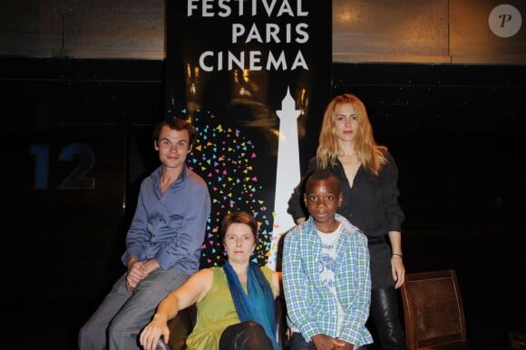 Audrey Dana et Robinson Stévenin le 5 juillet dans Paris pour l'avant-première du film Le Secret de l'Enfant Fourmi