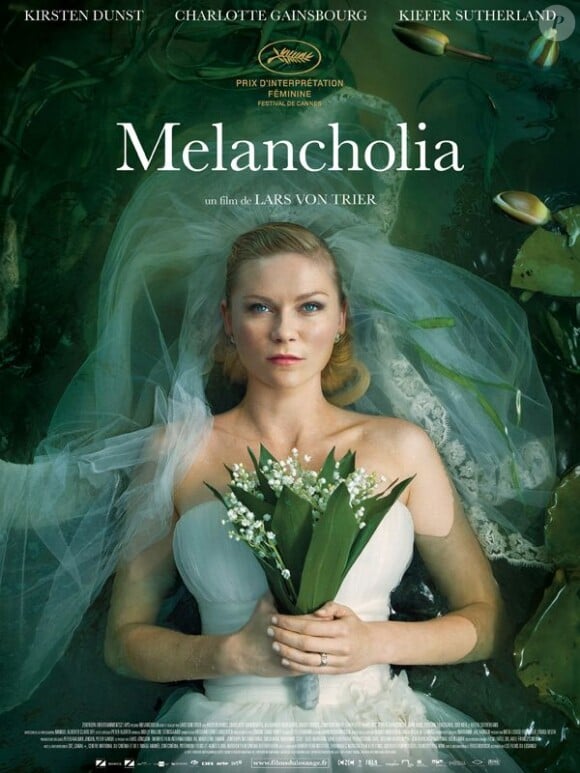 Kirsten Dunst, rôle principal de Melancholia de Lars Von Trier, en salles le 10 août 2010.