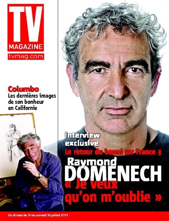 Raymond Domenech en couverture de TV Magazine