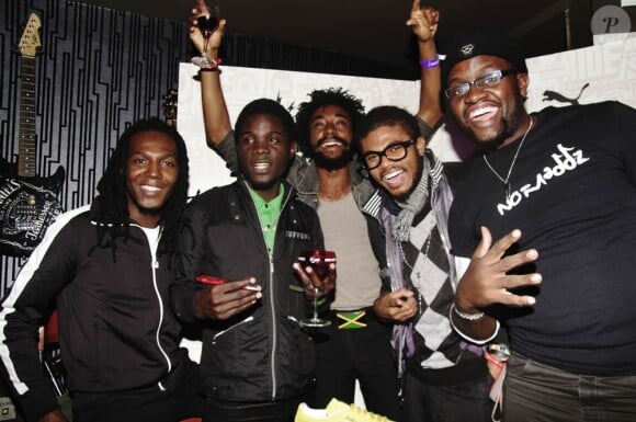 Les Nomads ont rythmé la 2e Jamaïca Party organisée par Puma, à Paris, le 6 juillet 2011.