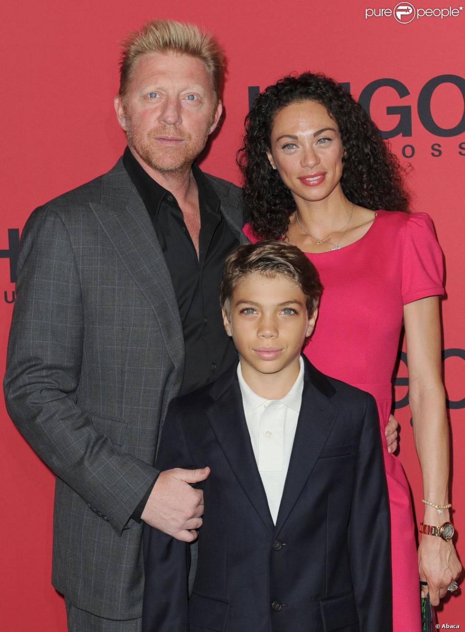 Boris Becker Sa Femme Lilly Et Son Fils Elias Au Defile Hugo Boss Lors De La Fashion Week Berlinoise Le 7 Juillet 2011 Purepeople