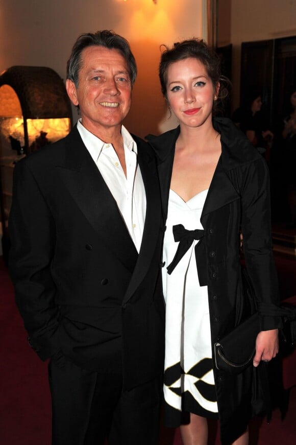 Bernard Giraudeau et sa fille Sara à Paris, le 26 avril 2009