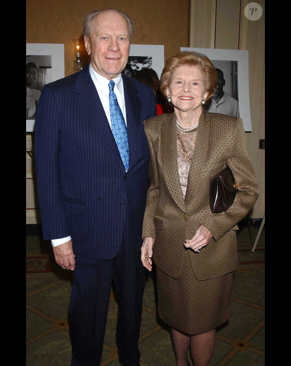 Betty Ford et son mari Gerald Ford, Président des USA de 1974 à 1977