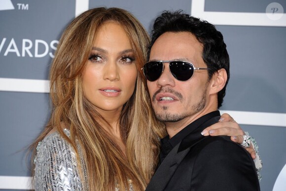 Marc Anthony et Jennifer Lopez en février 2011.