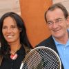 Jean-Pierre Pernaut et son épouse Nathalie Marquay à Roland Garros en mai 2011