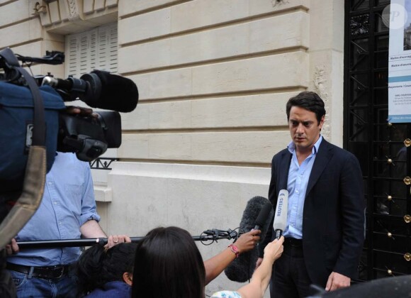David Koubbi, avocat de Tristane Banon, à Paris, le 5 juillet 2011.