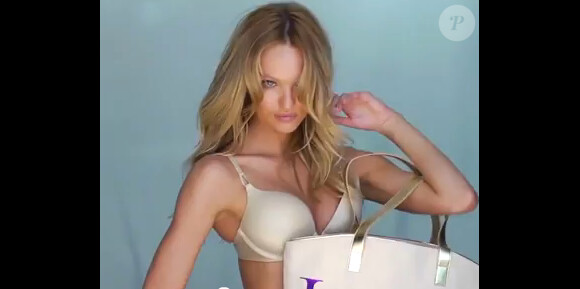 Candice Swanepoel joue les aguicheuses pour vanter les mérites de la gamme Fantaisies de Victoria's Secret