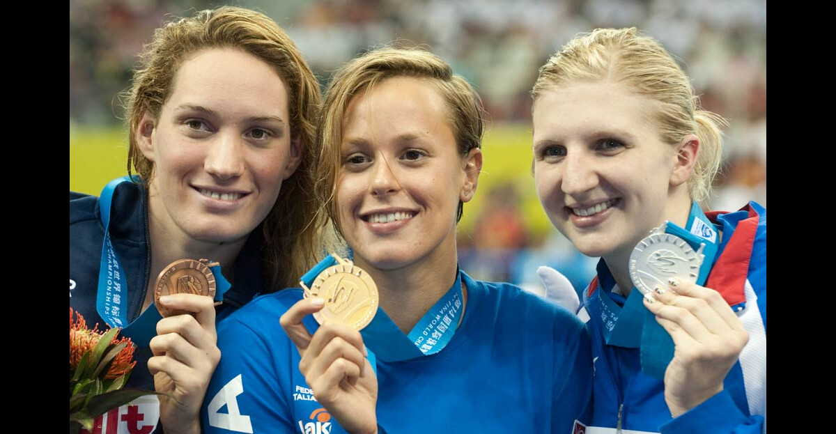 Photo Mondiaux de natation de Shanghai 2011. Comme sur 400m nage