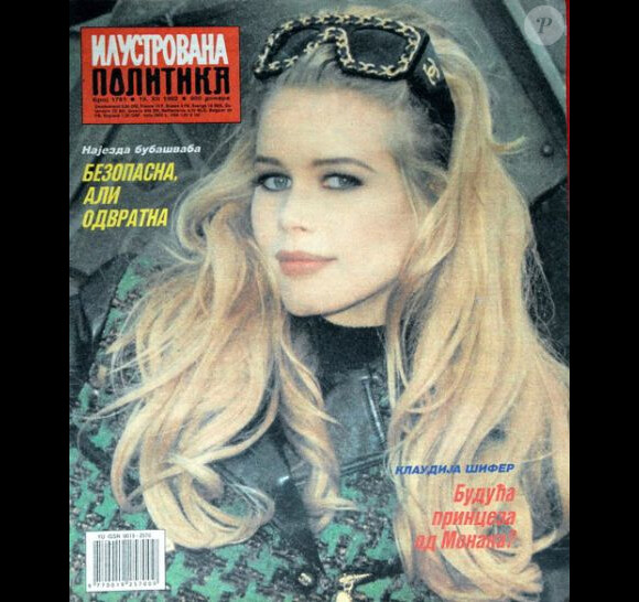 Voici les images des premières couv' de Claudia Schiffer. Ici pour le magazine serbo-monténégrin Ilustrovana Politika de décembre 1992.