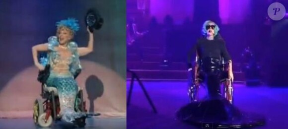 Le 11 juillet 2011, en concert à Sydney, Lady Gaga a réalisé une performance rappelant fortement le "numéro" de Bette Middler, devenu célèbre dans les années 80.