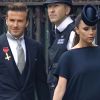 David Beckham et sa femme Victoria se rendaient au mariage du Prince William et de Kate Middleton. A Londres, le 29 avril 2011.