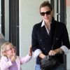 Jennifer Garner et sa fille Violet Affleck se promènent à Brentwood, Los Angeles, le 29 juillet 2011