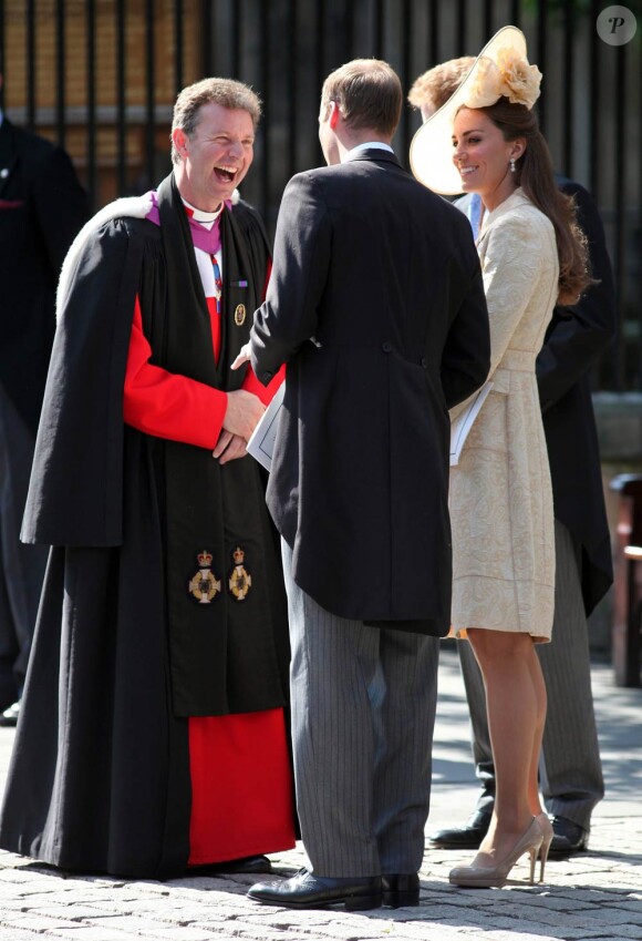 Kate Middleton et le prince William au mariage de Zara et Mike Tindall, en Ecosse.