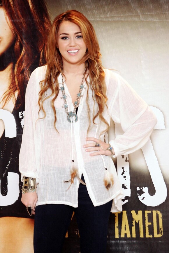 Miley Cyrus à Mexico, le 26 mai 2011.