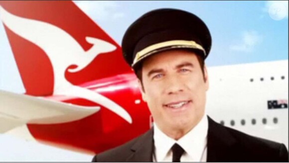John Travolta pour Qantas, mars 2011