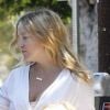 Kate Hudson, son fils Ryder et son fiancé Matthew Bellamy, avec qui elle vient d'avoir un fils, sont allés déjeuner à Brentwood à Los Angeles. Le 7 août 2011