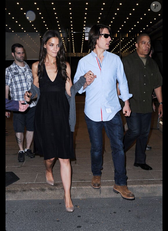 Tom Cruise et Katie Holmes à l'avant-première de Don't Be Afraid of the Dark à New York le 7 août 2011