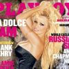 Pamela Anderson, en couverture du magazine Playboy de janvier 2011.