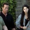 Arnold Schwarzenegger et sa fille aînée Katherine à Los Angeles, le 3 novembre 2007.