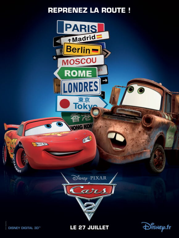 L'affiche du film Cars 2
