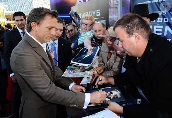 Daniel Craig à l'avant-première de Cowboys & Envahisseurs à Londres le 11 août 2011