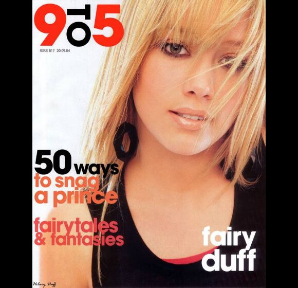 Hilary Duff, en couverture du 9to5 du 20 septembre 2004.