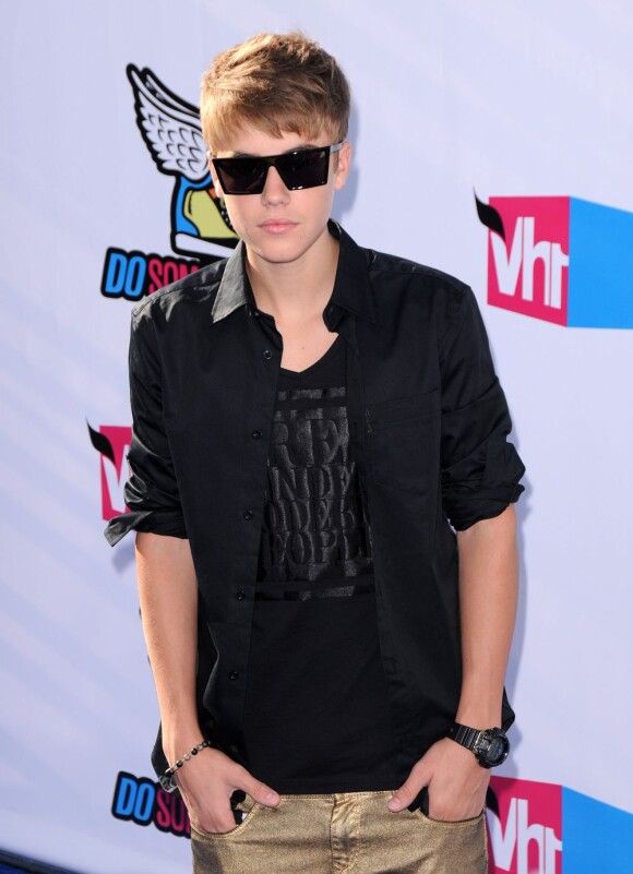 Justin Bieber à Los Angeles, le 14 août 2011.