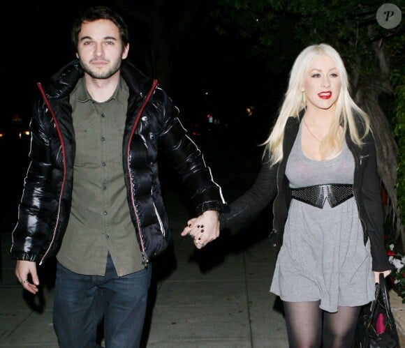 Christina Aguilera et son chéri Matt Rutler en janvier 2011 à Los Angeles
