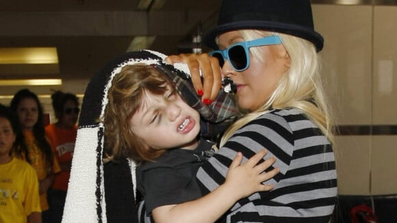 Christina Aguilera : Son fils Max Liron est très amoché et très fâché !