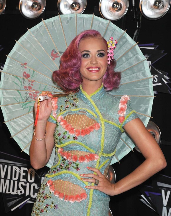 Katy Perry aux MTV Video Music Awards, à Los Angeles, le 28 août 2011.