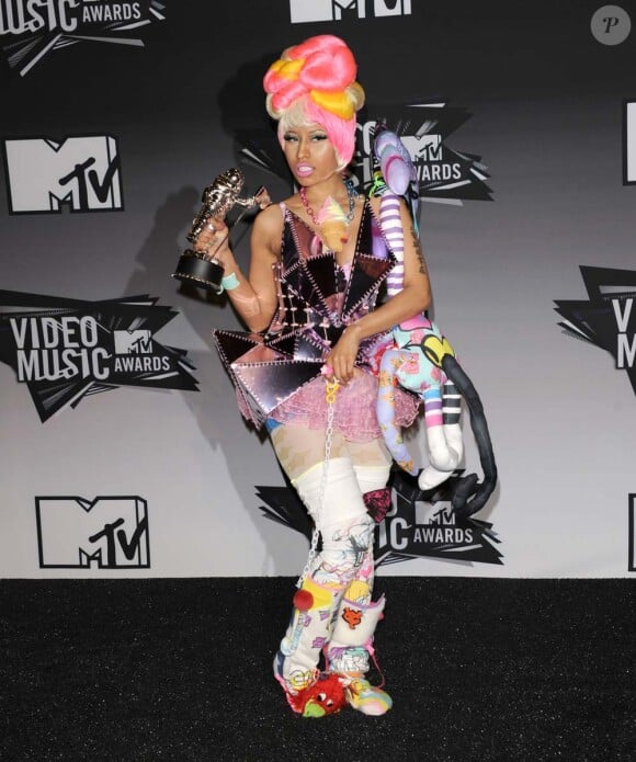 Nicki Minaj lors des MTV Video Music Awards, à Los Angeles, le 28 août 2011.
