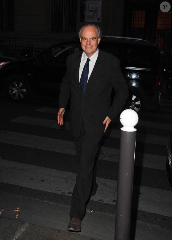 Frédéric Mitterrand lors de la soirée de rentrée de Canal +, le 29 août 2011.