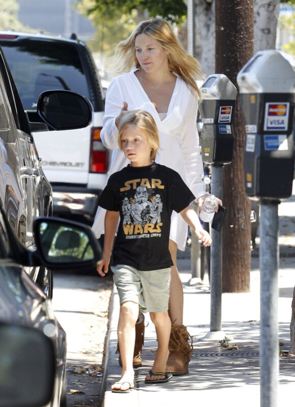 Kate Hudson et son fils Ryder à Los Angeles en août 2011