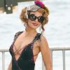 AnnaLynne McCord en plein tournage d'un épisode de 90210 à Los Angeles le 30 août 2011