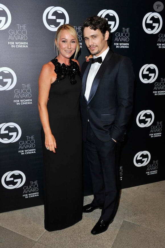Frida Giannani et James Franco pour la soirée Gucci à Venise, le 2 septembre 2011.