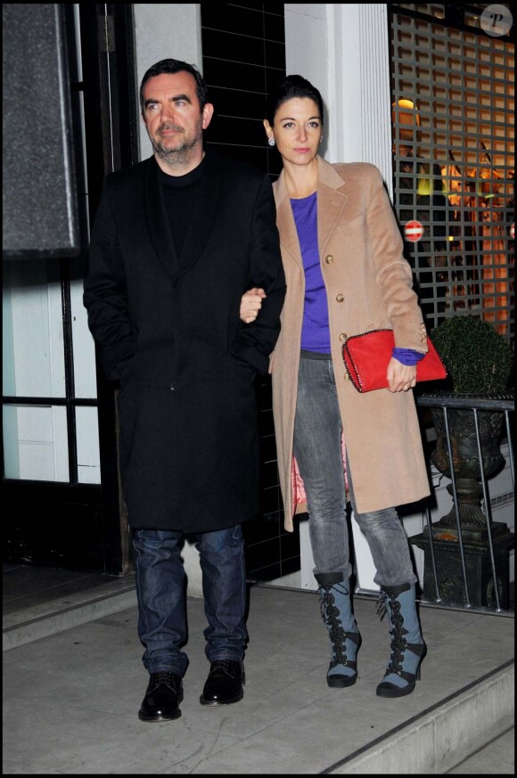 Mary McCartney et son époux Simon Aboud à Londres, le 22 novembre 2010.