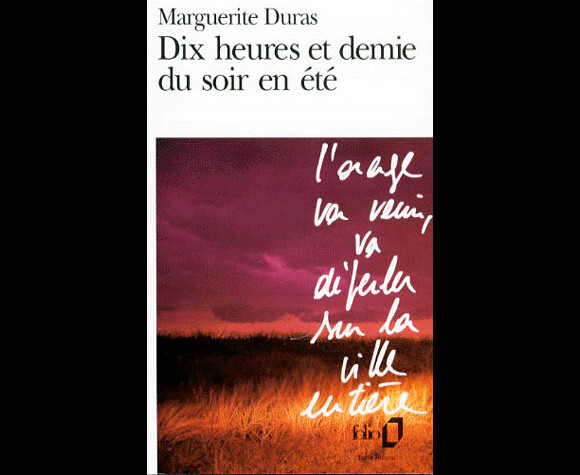 Couverture du livre Dix heures et demie du soir en été de Marguerite Duras