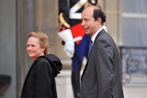 Louis Giscard d'Estaing et son épouse Nawal en juin 2008.