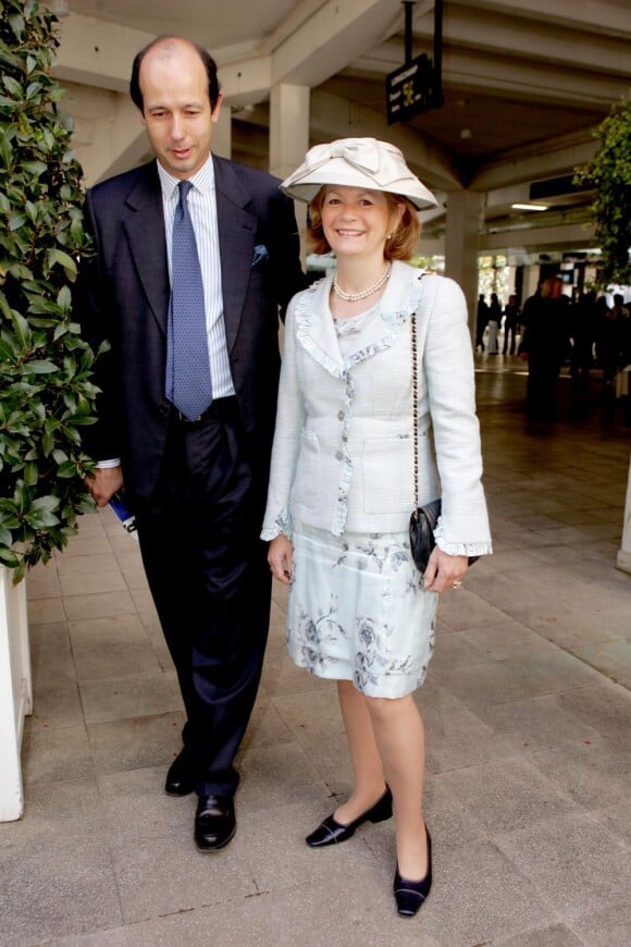 Louis Giscard d'Estaing et son épouse Nawal en 2004.
