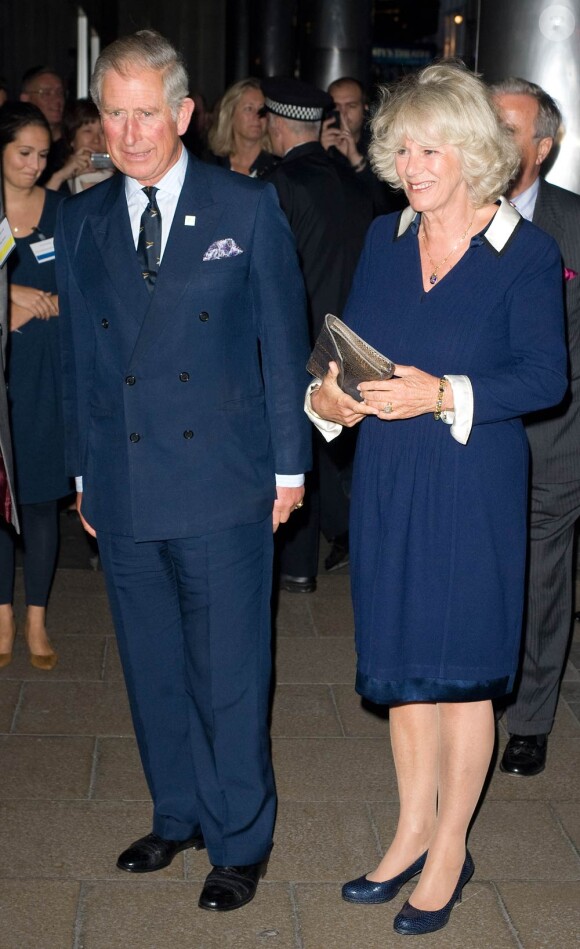Les people étaient au rendez-vous à La Galleria, à Londres, le 7 septembre 2011, pour le vernissage de l'exposition Wool Modern (Laine Moderne), opération de communication du programme de promotion de la laine enclenché en octobre 2010 par le prince Charles.