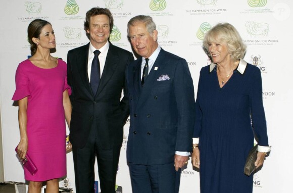 Les célébrités étaient au rendez-vous à La Galleria, à Londres pour le vernissage, le 7 septembre 2011, de l'exposition Wool Modern (Laine Moderne), opération de communication du programme de promotion de la laine enclenché en octobre 2010 par le prince Charles.