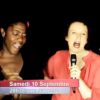 Claudia Tagbo et Anne Roumanoff dans le LipDub pour le spectacle Rire contre le racisme, qui sera diffusé samedi 10 septembre sur France 2