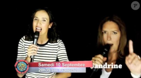 Amelle Chahbi et Sandrine Alexi dans le LipDub pour le spectacle Rire contre le racisme, qui sera diffusé samedi 10 septembre sur France 2