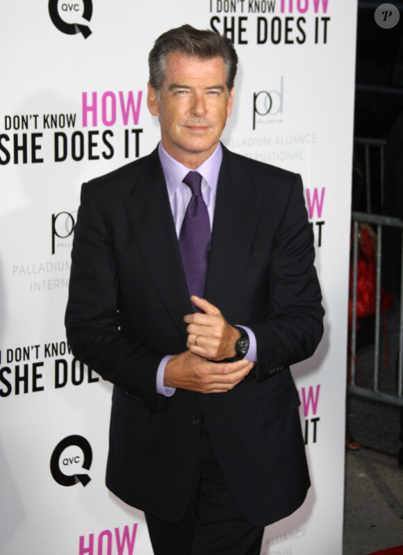 Pierce Brosnan lors de l'avant-première du film Mais comment font les femmes ? à New York le 12 septembre 2011